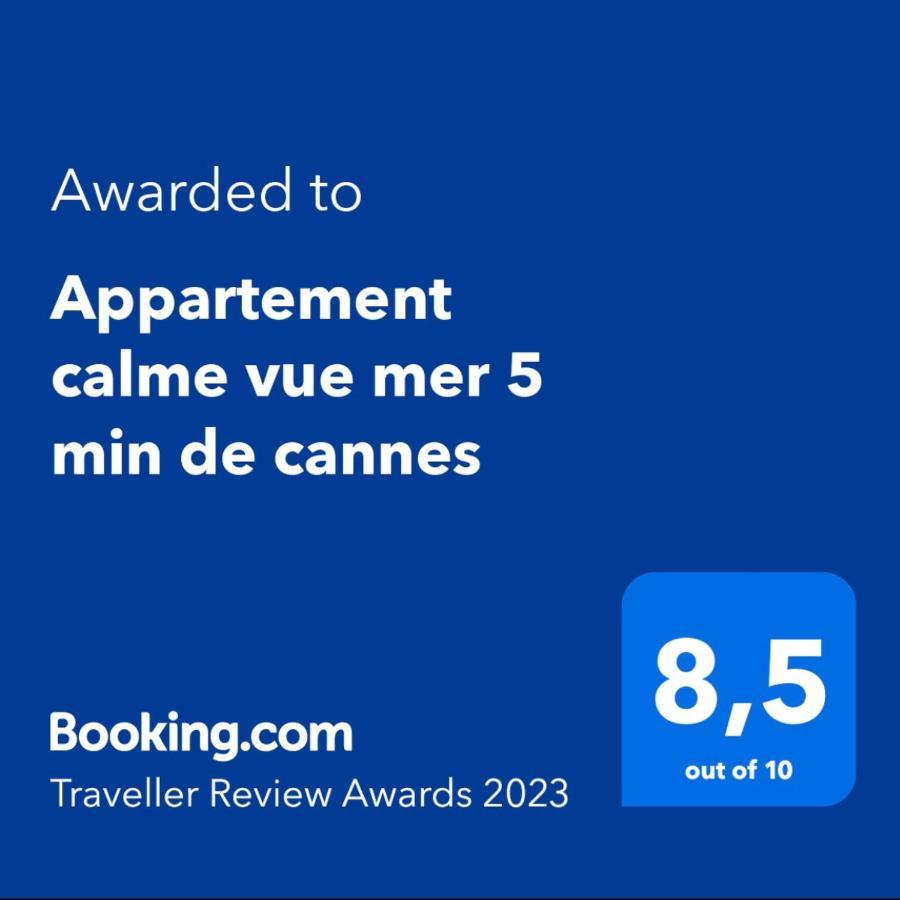 Sea View Panorama Quiet Europe Appartment Le Cannet Exterior foto